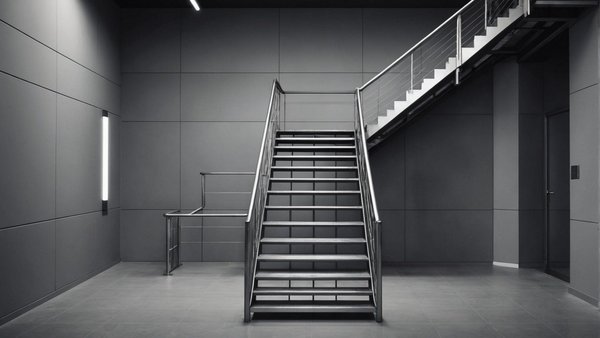 Les escaliers droits métalliques : un choix pratique et moderne