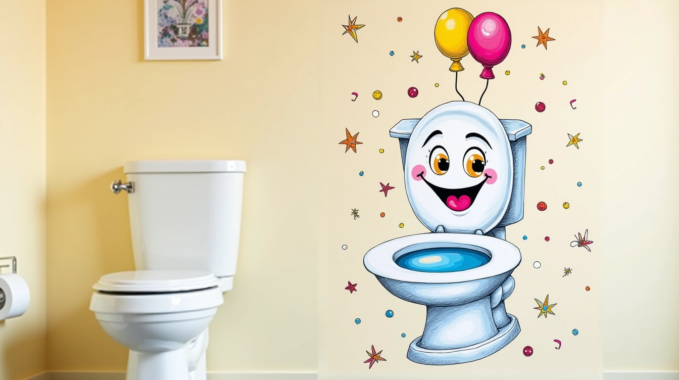 Vos questions sur la décoration humoristique des WC